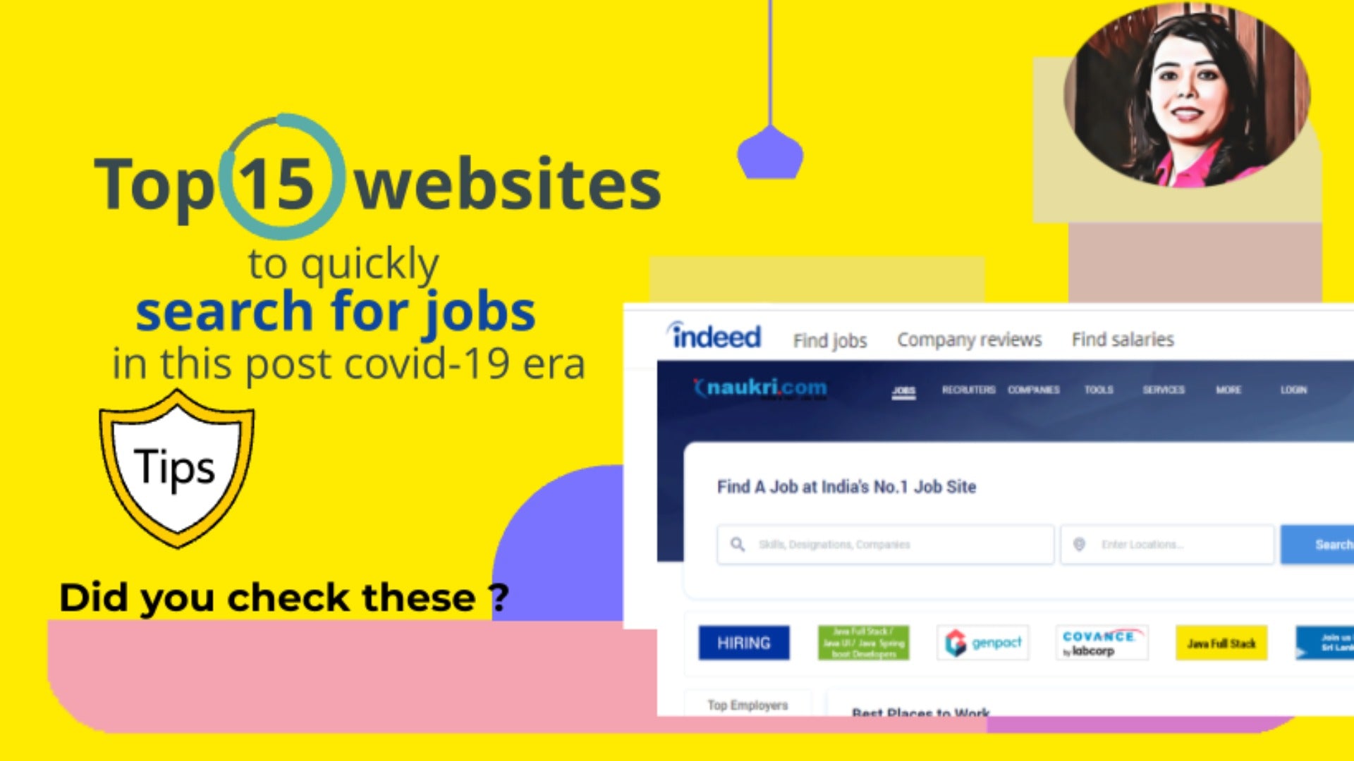 Is there a job for me ? Check top 15 websites to quickly search for jobs in this post covid-19 pandemic era.